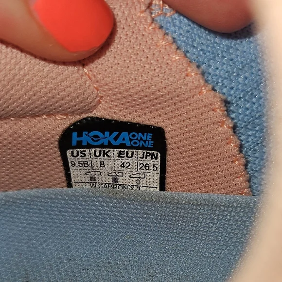 Hoka Coral and Sky Athletic Shoes - Picture 6 of 7